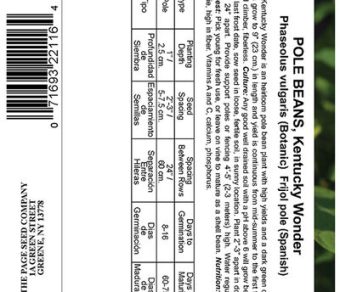 Pole Beans Kentucky Wonder