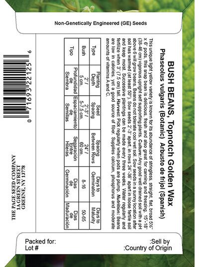 Bush Lima Beans Henderson's Bush