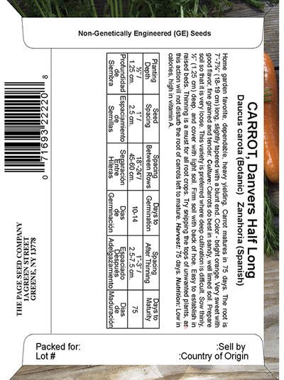 Carrot Danver's Half Long