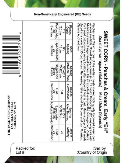 Sweet Corn Peaches & Cream