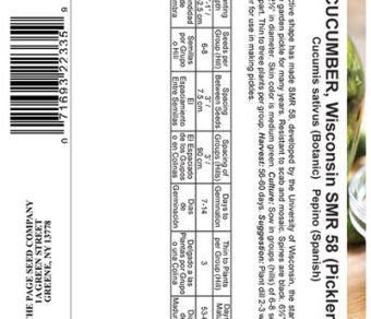 Cucumber Wisconsin SMR58