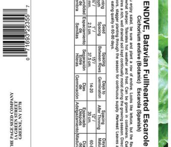 Endive Fullhearted Batavian