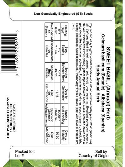 Herb Sweet Basil