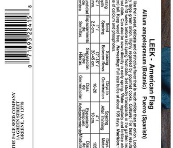 Leek Large American Flag