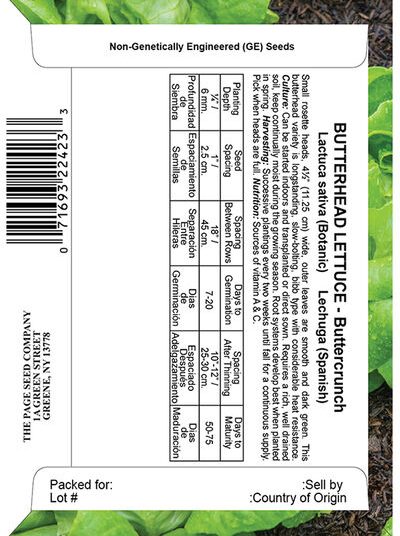 Lettuce Buttercrunch