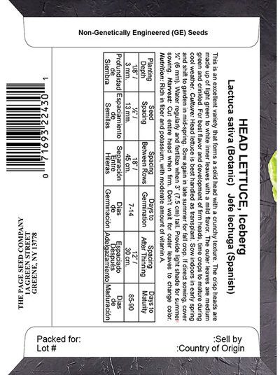 Head Lettuce Iceberg