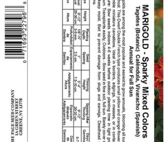 Marigold Sparky Mixed Colors