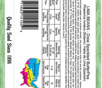 Lima Bean Dixie Speckled Butterpea