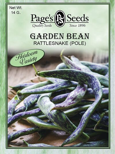 Garden Bean Rattlesnake Pole