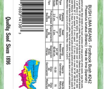 Bean Fordhook Bush #242