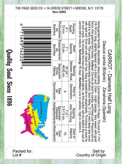 Carrot Dnaver Half Long