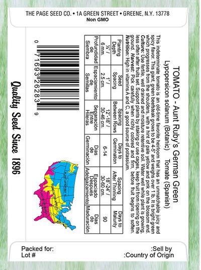 Tomato Aunt Ruby's German Green