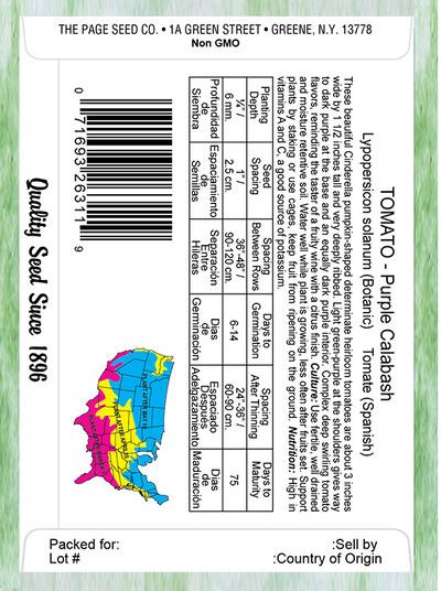 Tomato Purple Calabash