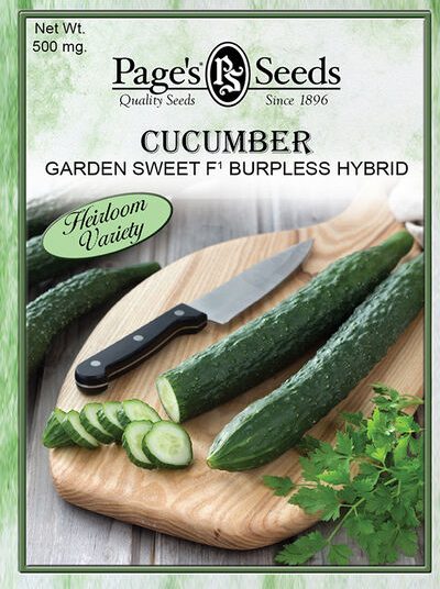 Cucumber Garden Sweet Burpless Hybrid