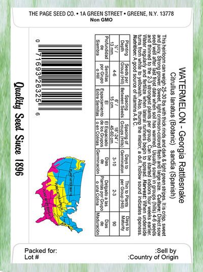 Watermelon Georgia Rattlesnake