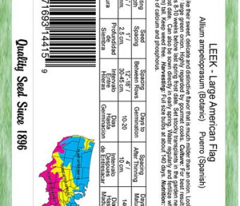 Leek Large American Flag