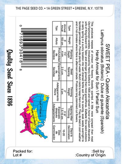 Sweet Pea Queen Alexandria