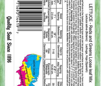Lettuce Reds and Greens loose Leaf Mix