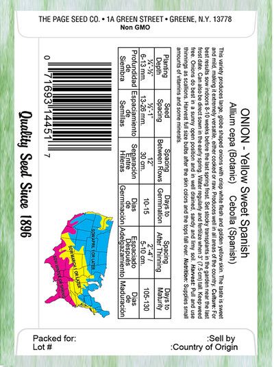 Onion Yellow Sweet Spanish