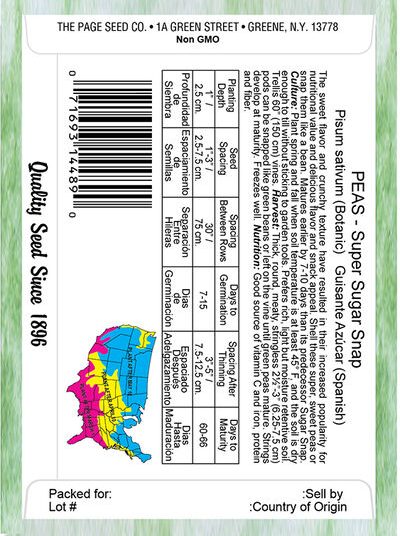 Pea Super Sugar Snap