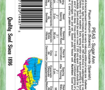 Pea Sugar Ann (Snap)