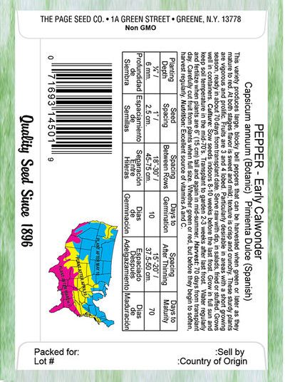 Pepper Early Calwonder