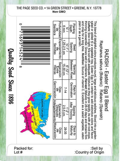 Radish Easter Egg II Blend