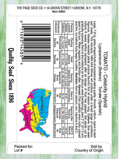 Tomato Celebrity Hybrid