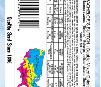 Backelor's Button Double Mixed Colors