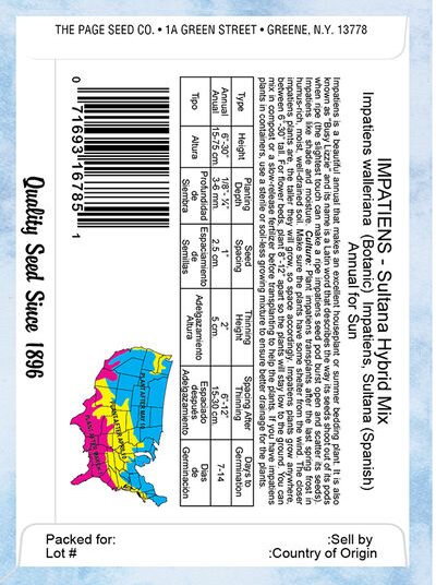 Impatiens Sultana Hybrid