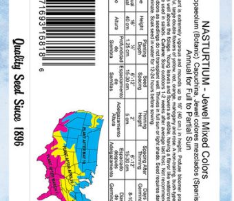 Nasturtium Jewel Mixed Colors