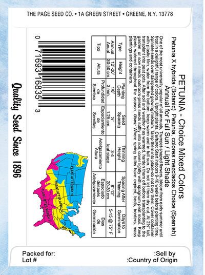 Petunia Choice Mixed Colors