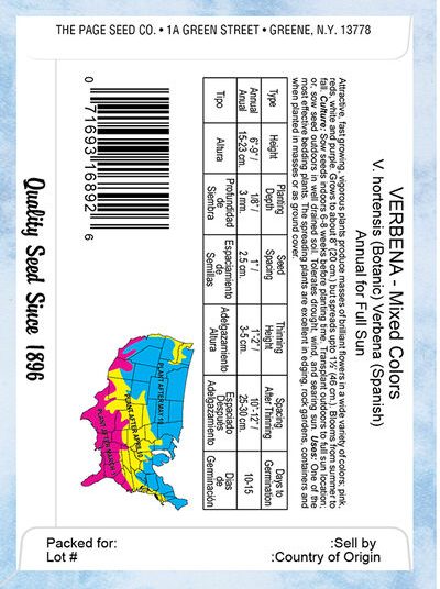 Verbena Mixed Colors