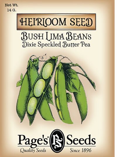 Bush Lima Bean Dixie Speckled Butter Pea