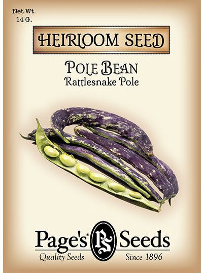 Pole Bean Rattlesnake Pole