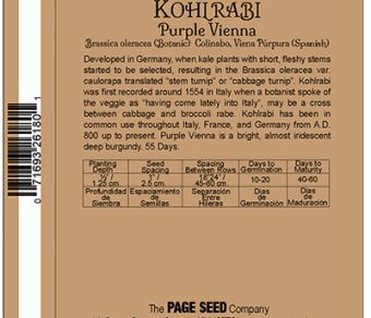 Kohl Rabi Purple Vienna
