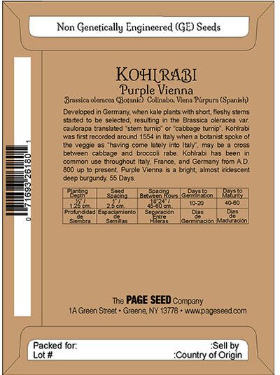 Kohl Rabi Purple Vienna