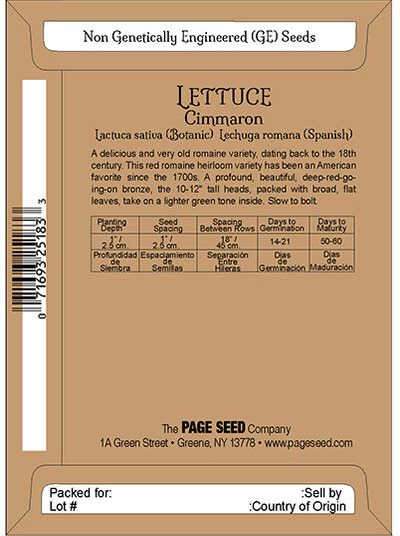 Lettuce Cimmaron
