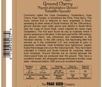 Tomatillo Ground Cherry