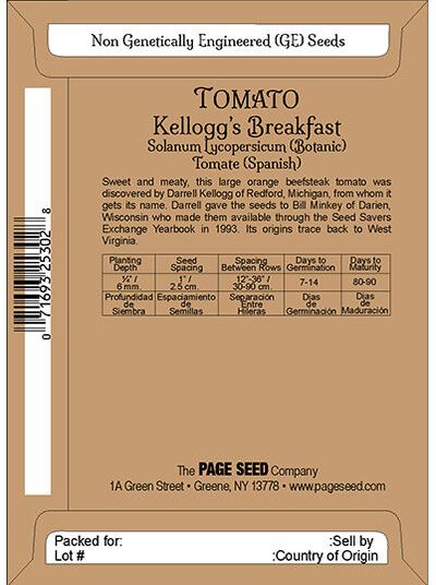 Tomato Kellogg's Breakfast