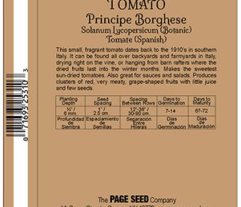 Tomato Principe Borghese