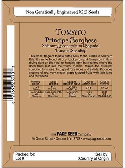 Tomato Principe Borghese