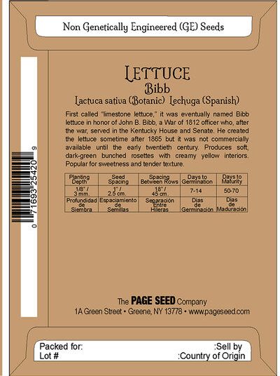 Lettuce Bibb