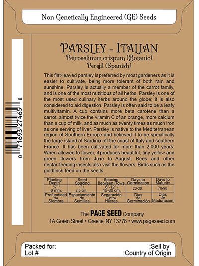 Parsley Italian