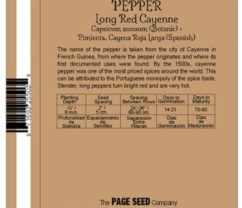 Pepper Long Red Cayenne