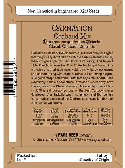 Carnation Chabaud Mix