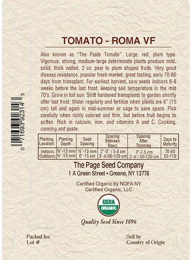 Tomato Roma VF