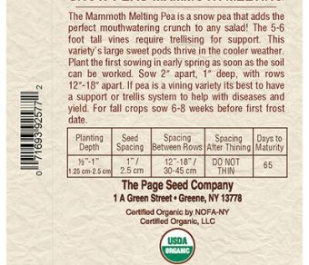 Snow Pea Mammoth Melting