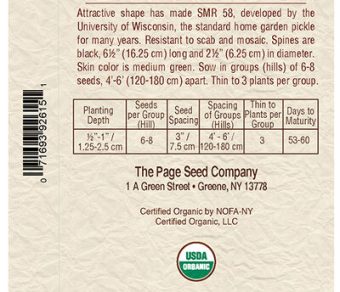 Cucumber Wisconsin SMR