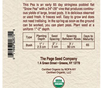 Pea Oregon Sugar Pod II